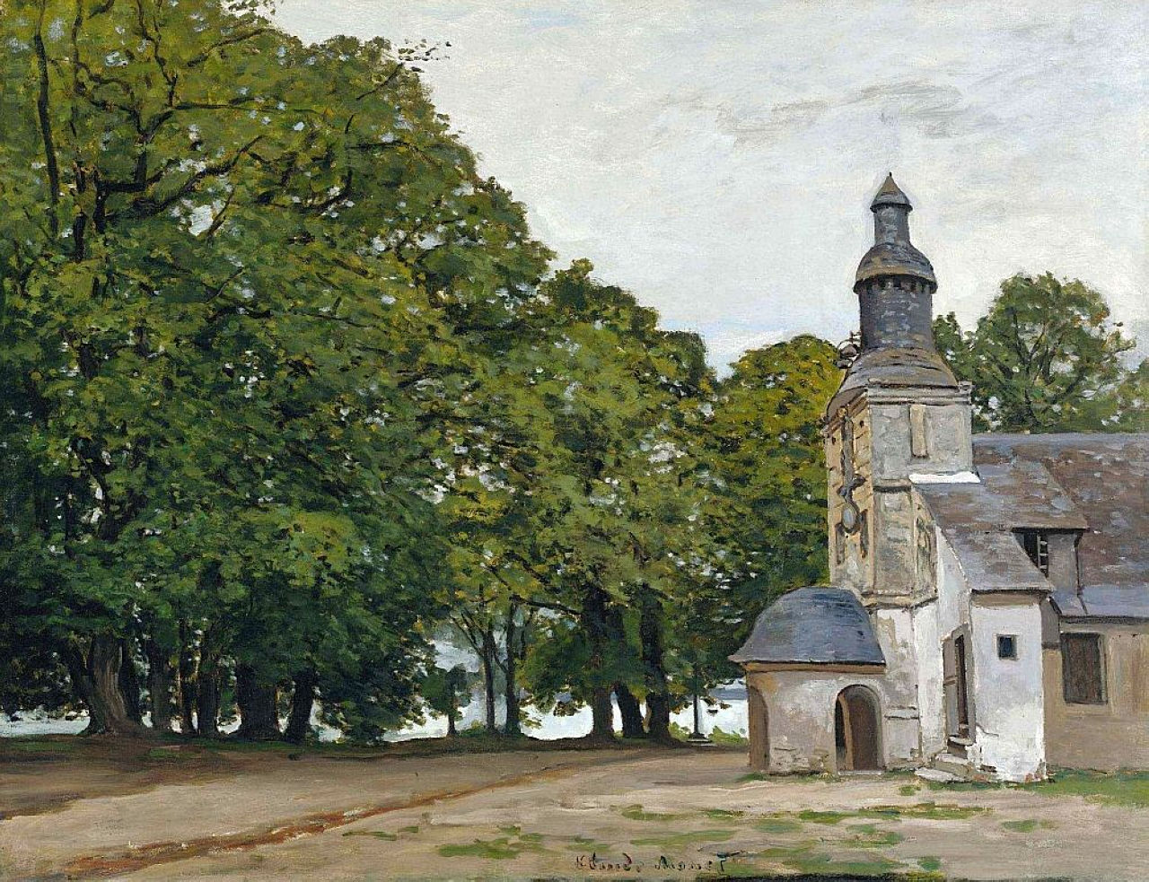 The Chapel Notre-Dame de Grace at Honfleur 1864